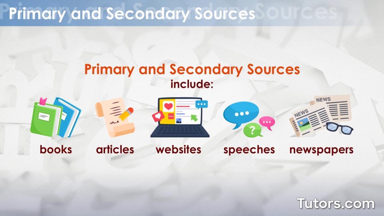 Primary vs. Secondary Sources — Definition, Differences, and Examples